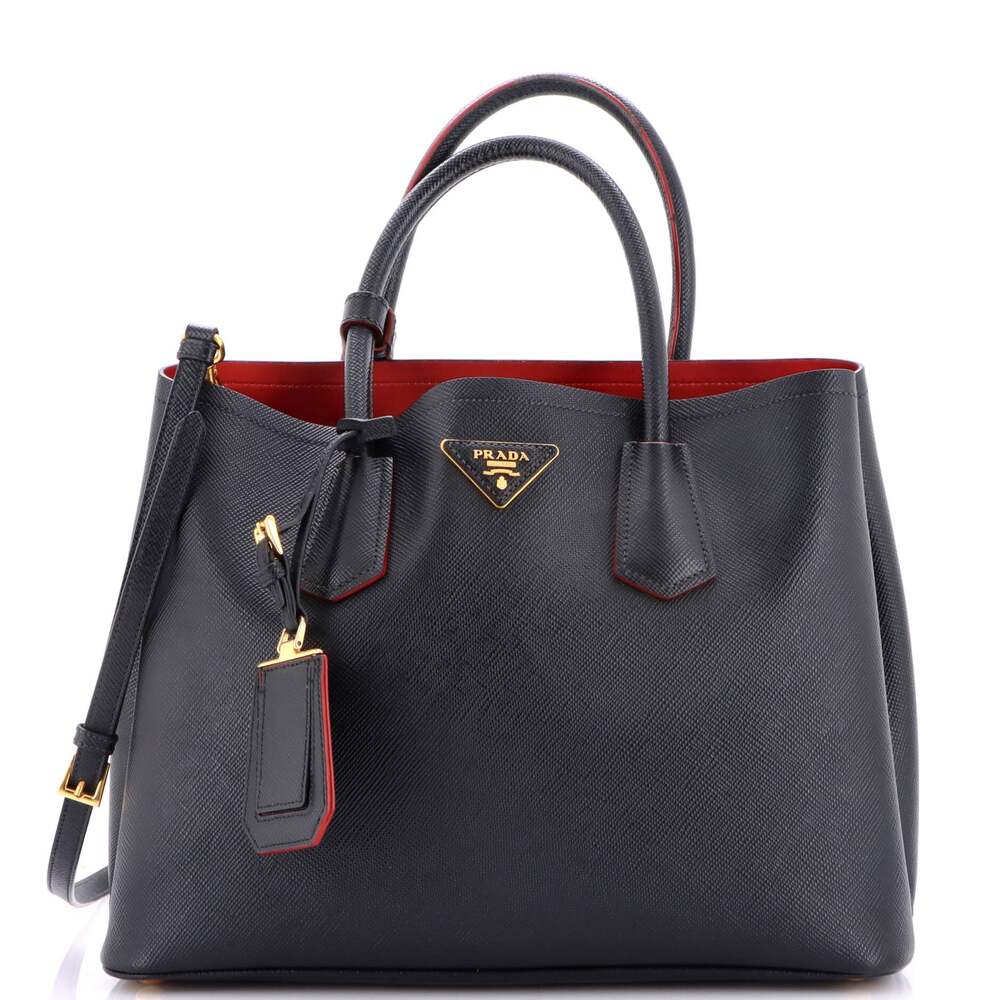 Prada Cuir Double Tote Saffiano Leather #303599P20B